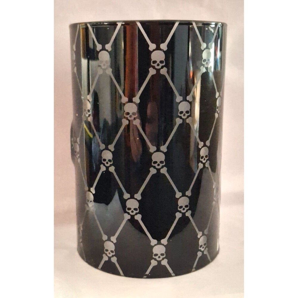 Yankee Candle Halloween Superstition Skull Cylinder Double Tea Light Candle Hold